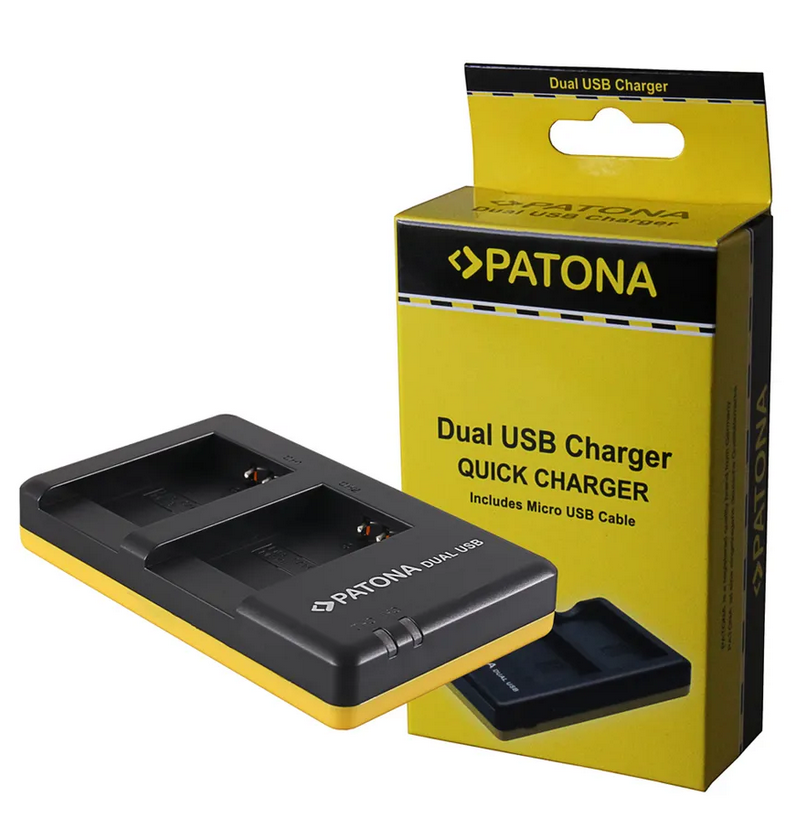 Patona Chargeur Dual USB NB-13L
