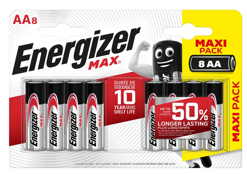 Energizer Max AA (LR6/E91)  BP-8