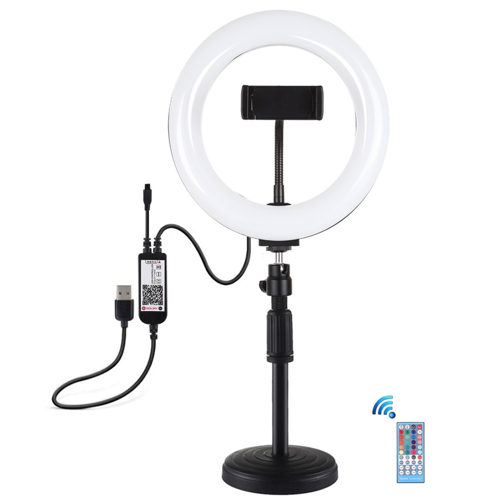 Puluz PKT3080B USB Selfie LED RGB Ringlight (20cm)