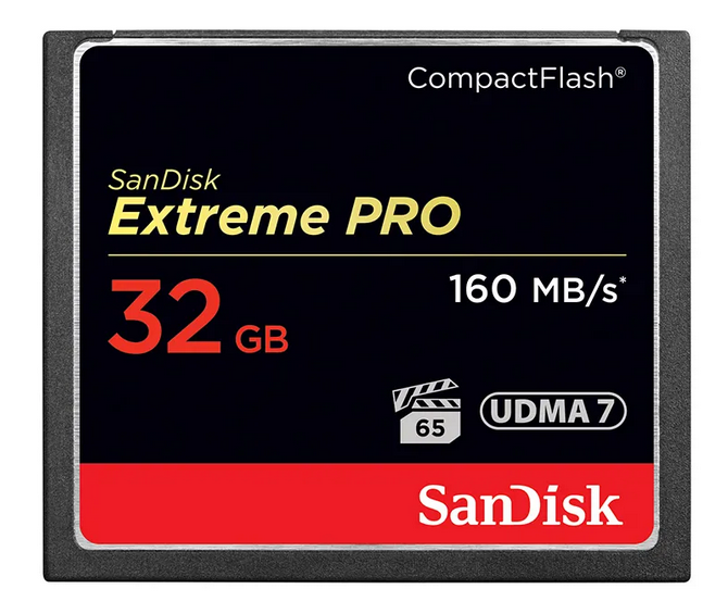 Sandisk ExtremePro 160MB/s CF 32GB