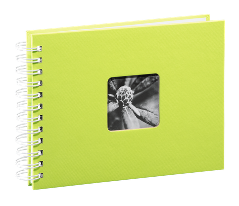 Hama Album à spirale "Fine Art", 24 x 17 cm, 50 pages blanches, Kiwi