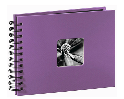 Hama Album à spirale "Fine Art", 24 x 17 cm, 50 pages noires, Violet