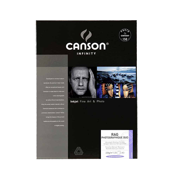 Canson Rag Photographique Duo A3 297x420mm 25 feuilles