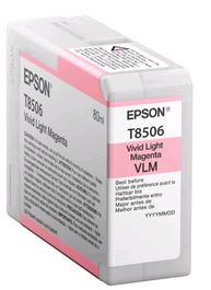 Epson P800 Ink,T8506 Vivd light magenta, 80ml 