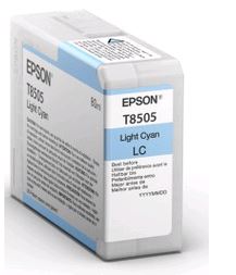 Epson P800 Ink,T8505 light cyan, 80ml 