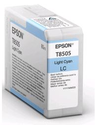 Epson P800 Ink,T8505 light cyan, 80ml