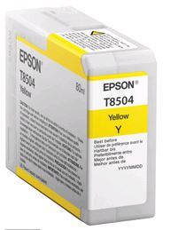 Epson P800 Ink,T8504 yellow, 80ml
