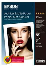 Epson Archival matte paper A4 50 F.