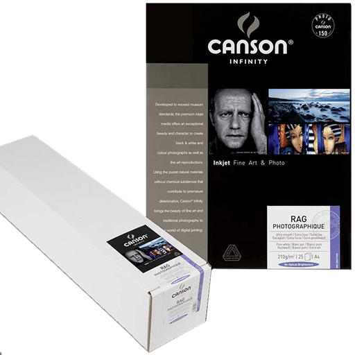 Canson Rag Photographique 310 A4 210x297mm 25 F.