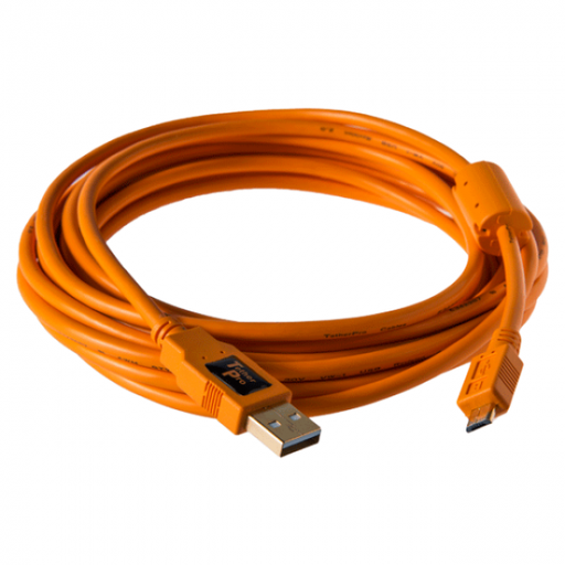 TetherPro USB 2A/Micro-B 5 Pin 4.6m CU5430ORG