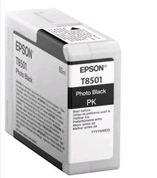 Epson P800 Ink,T8501 photo black, 80ml 