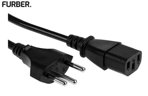 Furber Cable 1.8 m C13-T12 alimentation 3 poles