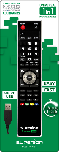 Superior Télécommande IR programmable 1.1 FREEDOM