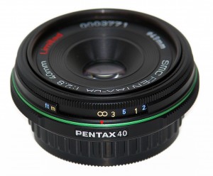 Pentax 40mm 2.8 DA black Limited