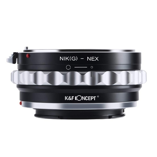 K&F Concept Adapt. Nikon G pour Sony nex