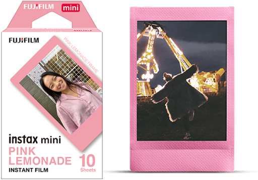 Fujifilm Instax Mini 10 Sheets Pink Lemonade