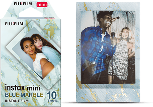 Instax Mini 10 Sheets Bluemarble