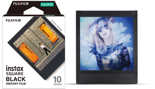Instax Square 10 Sheets Black Frame