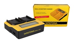 Patona Chargeur Dual LCD Canon LP-E6