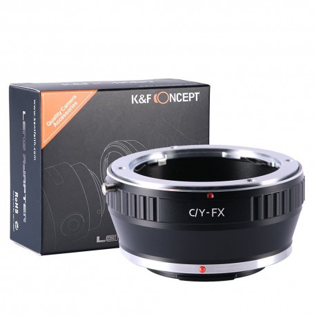 K&F Concept Adapter Fuji X pour CONTAX YASHICA