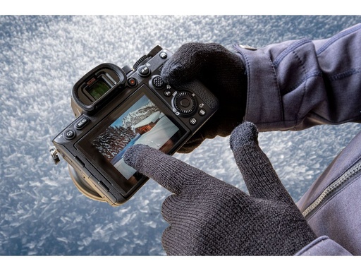 Winter Touch Gloves Black Gants tactiles One Size