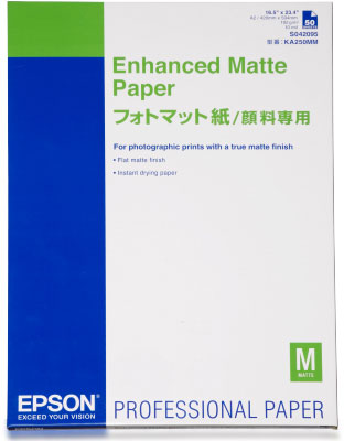 EPSON Enhanced Matt paper A2 50 Feuilles C13S042095