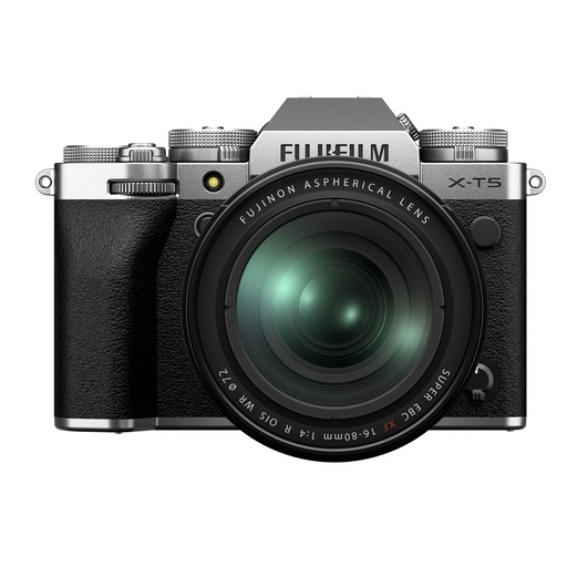 FUJIFILM X-T5 Silver Kit XF 16-80mm "Swiss Garantie"
