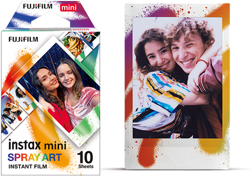 Instax Mini 10 Sheets Spray Art