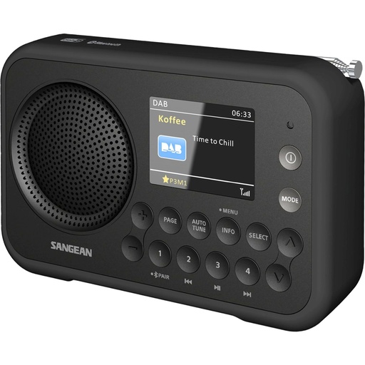 Sangean DPR-76 BT METAL GREY