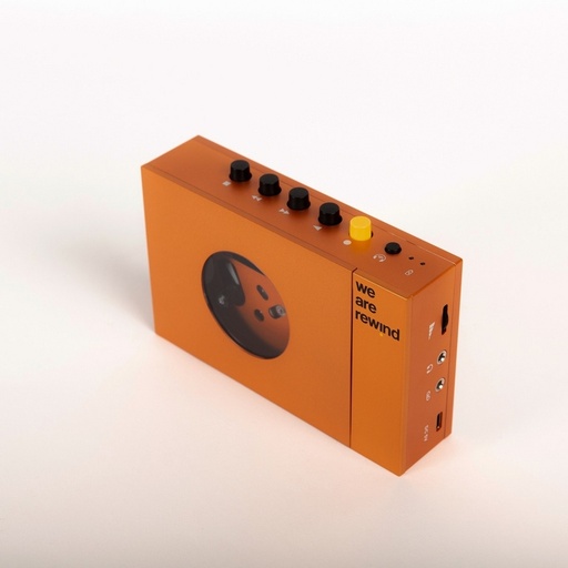 we are rewind Portable BT Cassette Player Serge - orange