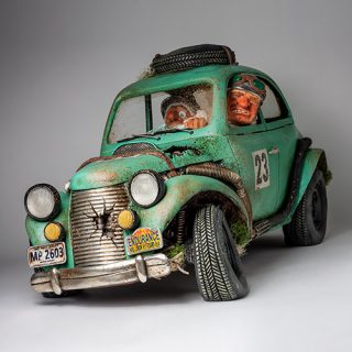 Statuette Forchino - Voiture de Rallye