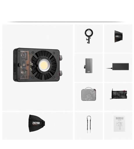 Zhiyun MOLUS X100 Pro Black (Valise, Grip, Fixation, Mini Softbox))