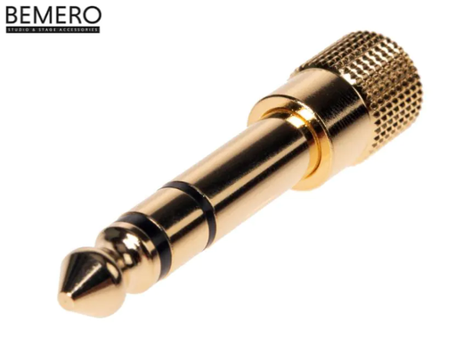 Bemero Adaptateur audio BA2002 Jack 6,3mm mâle - Jack 3,5mm femelle