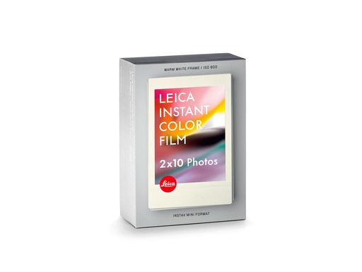 Leica Instant Film 2x10 Sheets Warm White Duo Pack (Instax Format) N°19679
