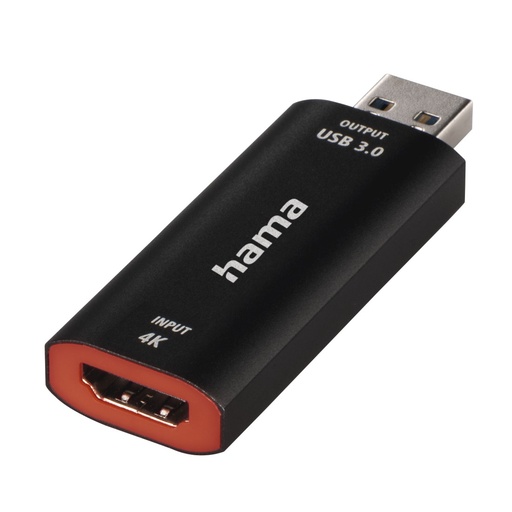 Hama Clé d’enregistrement vidéo, fiche USB - port HDMI™, 4K