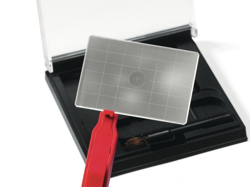 Leica Verre totalement dépoli avec Grille de Division pour Leica R8 Réf. 14346