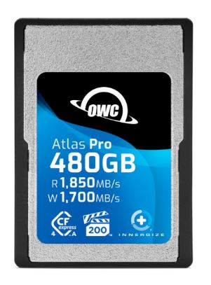 OWC Atlas Pro CFexpress Type A 480GB CFexpress 4.0 R:1850MB/s W:1700MB/s
