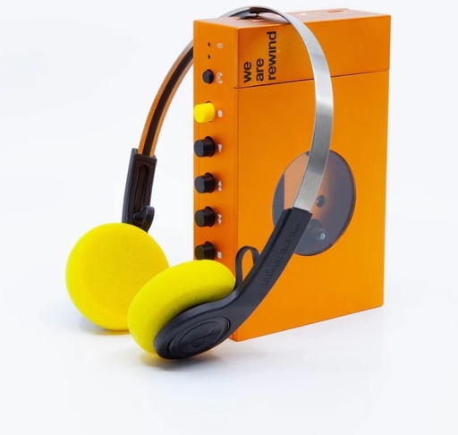 we are rewind Stereo Cassette Set Serge - orange