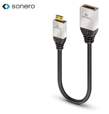 sonero Câble adaptateur 4K High Speed Mini-HDMI (HDMI-C) - HDMI