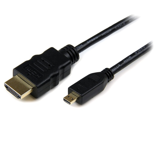 Câble A/V StarTech.com - 3 m HDMI/Micro HDMI - 1 - Cable for Périphérique audio/vidéo