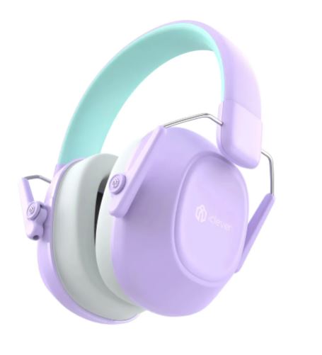ICLEVER Ear Muffs for Kids C06-2301N-02 26dB NRR Noise Reduction purple
