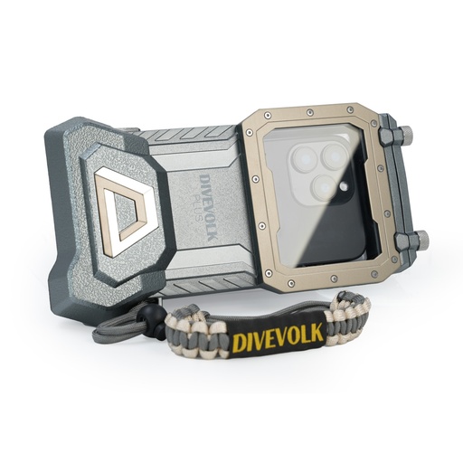 Divevolk SeaTouch 4 Max Plus Gris Boîtier sous-marin pour smartphone