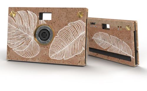 PaperShoot Camera Bundle - Coque en liège - Feuille banche - 20MP