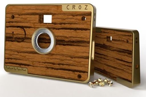 PaperShoot Coque en bois avec cadre - CROZ - Vintage