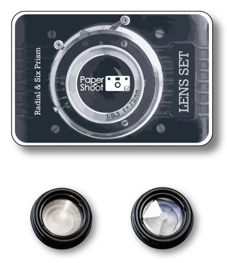 PaperShoot Pack d'objectifs à effets - Radial et six prismes