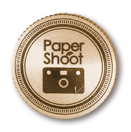 PaperShoot Capuchon d'objectif à vis - Logo Paper Shoot