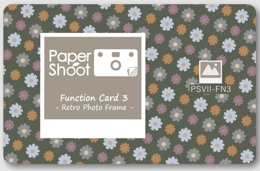 PaperShoot Carte d'effet - Cadre photo rétro