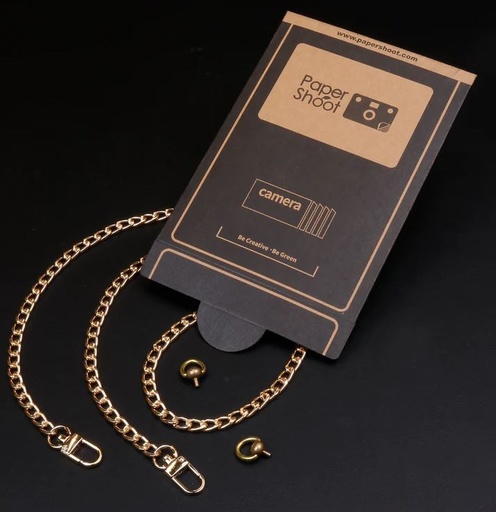 PaperShoot Lanière en métal - Doré