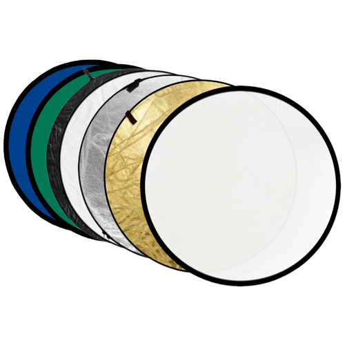 Godox 7-in-1 Reflector Disc Gold, Silver, Black, White, Transparent, Blue, Green - 80cm