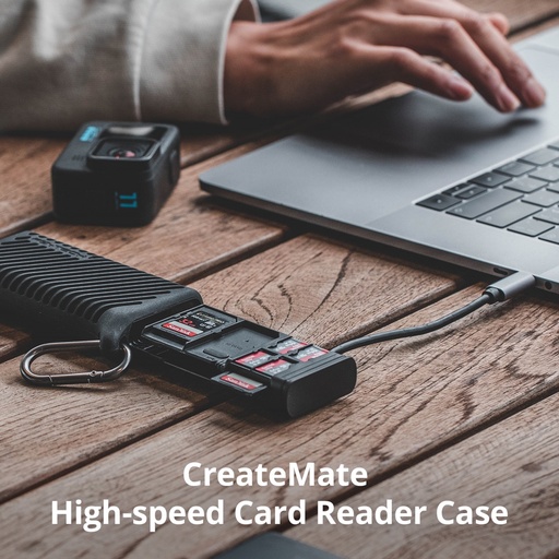 PGYTECH CreateMate High-speed Card Reader Case Black